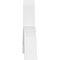 Ekena Millwork Archdale Architectural Grade PVC Gable Bracket, 60"W x 30"H x 6"D x 6"F, 12/12 Pitch GBP060X30X0606ARC00 - alternate 5